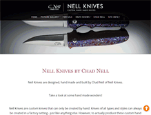 Tablet Screenshot of nellknives.com